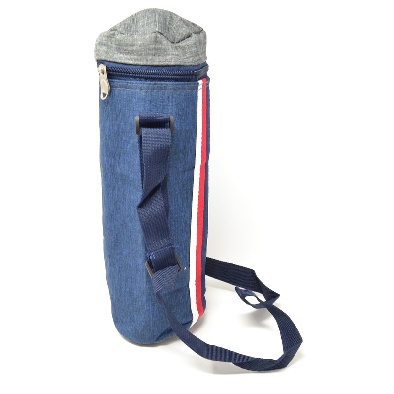 BETTER WITH FRIENDS Blue 1.5L Portable Cooler Bag with Bottle