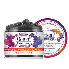 Odeon Blonde Hair Color Wax 4.23oz – Temporary Washable Hair Dye for Kids & Adults – Non-Damaging Styling Wax with Beeswax & Tea Tree – No Alcohol, Ammonia or Peroxide
