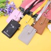 fatteryu Business Credit Card ID Badge Coin Purse Holder Neck