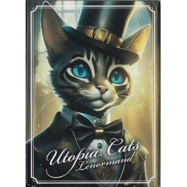 Utopia Cats Lenormand | Poporo Labo | 36 Cards with Japanese Instruction Manual (English Language Not Guaranteed)