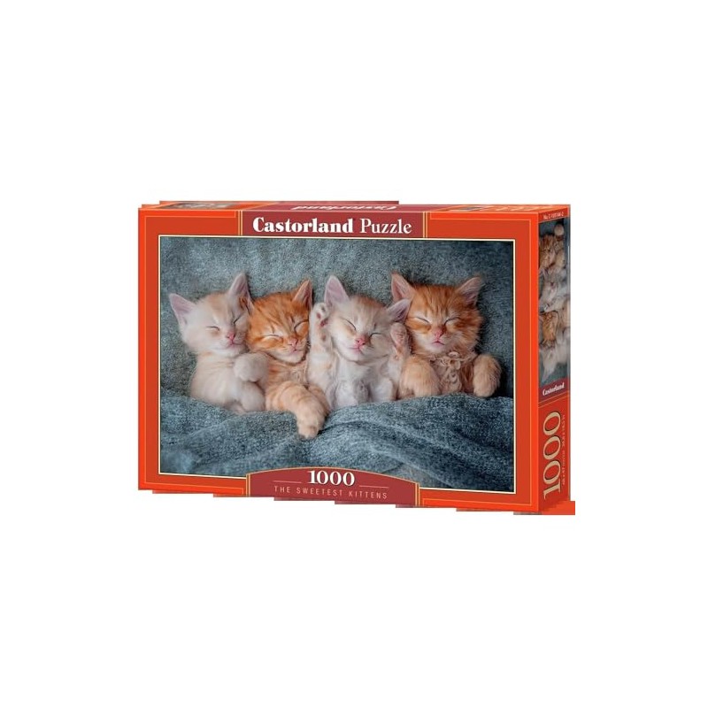 Castorland 1000 Piece Jigsaw Puzzle: The Cutest Kittens