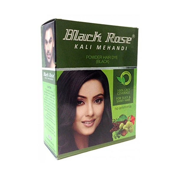 20 Sachets Black Rose Kali Mehandi Black Henna Herbal Hair 10 gms each (Total 200 gms)