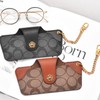WOMLEX PU Leather Glasses Case Sunglasses Case Portable Glasses Case,