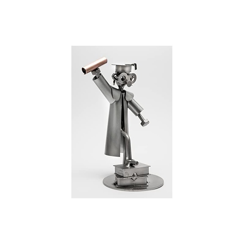 STEEMO Screw Man Figure: Bachelor Academic Master Graduate Gift Metal