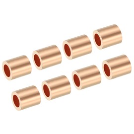 PATIKIL Pack of 20 Copper Wire Rope Sleeves 1/8 Inch / 3 mm Wire Rope Stop Sleeve for Wire Rope and Cable Ferrule, Metallic