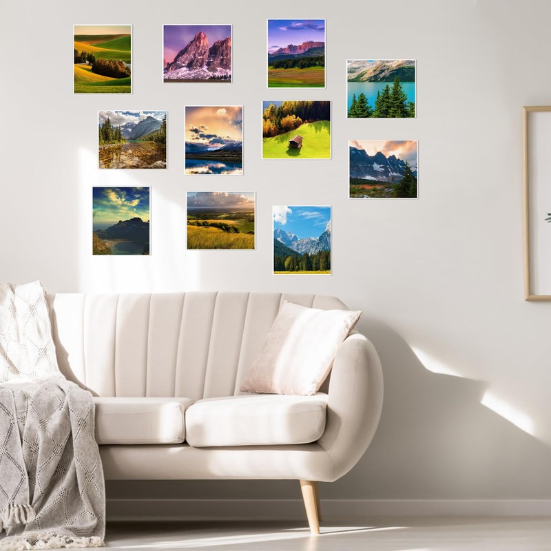 Wbtran 4x6 Acrylic Picture Frame, Clear Frameless Photo Frame for