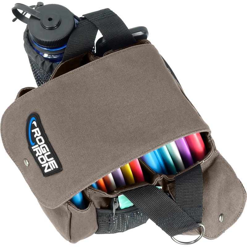 Rogue Iron Disc Golf Satchel Bag- Sling Tote Bag for