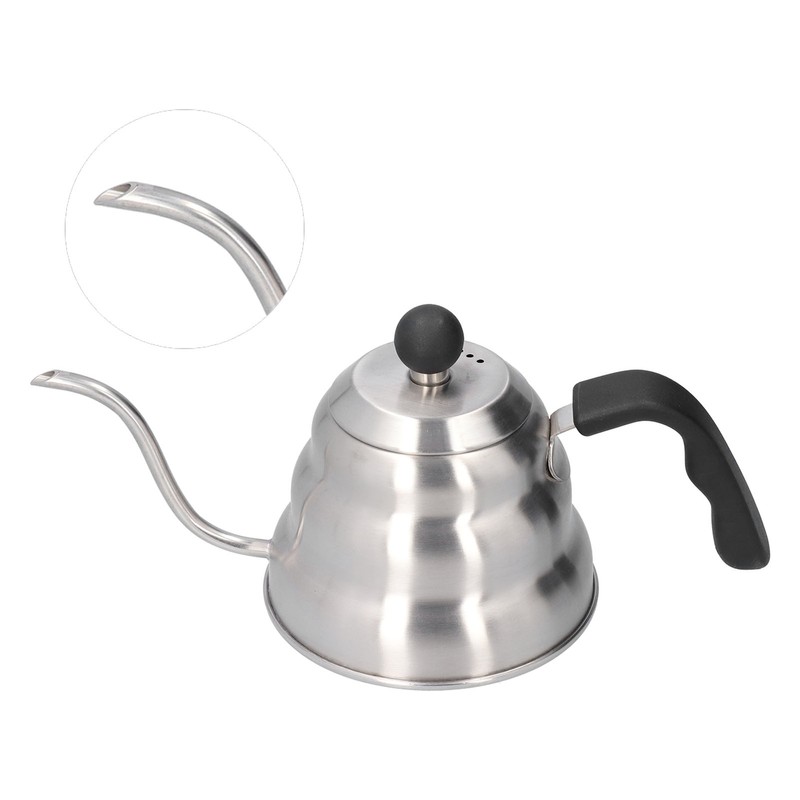 Stainless Steel Pour Over Coffee Kettle Vintage Gooseneck Spout Pot