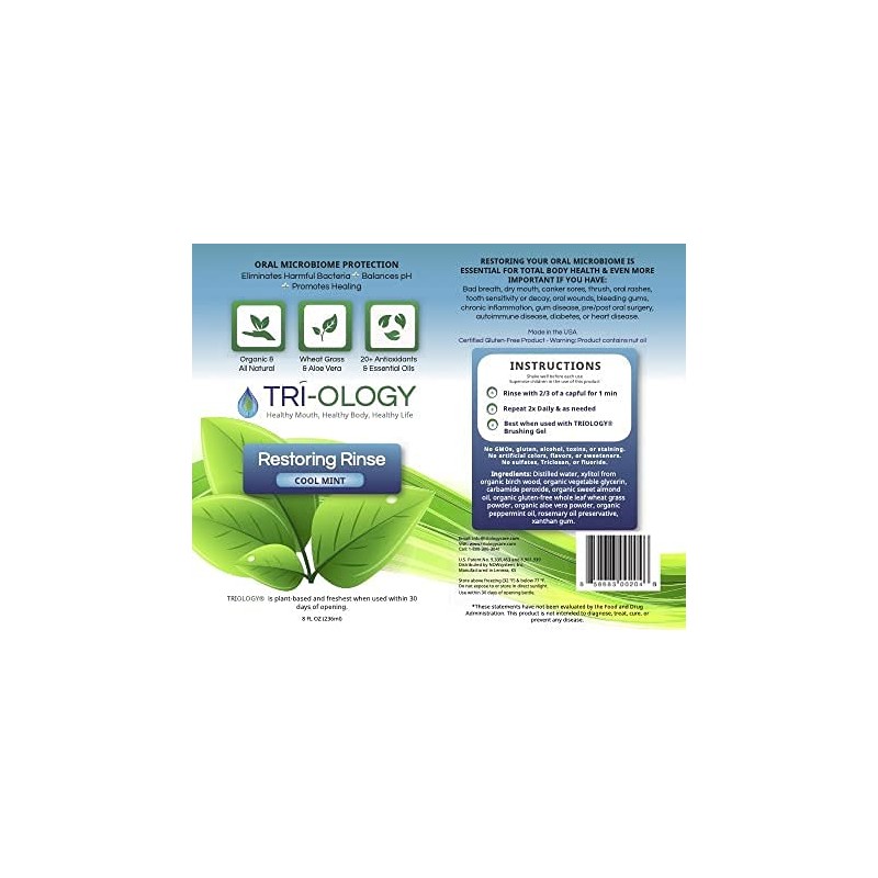 TRIOLOGY TRIOLOGY Restoring Rinse - 1 Month Supply