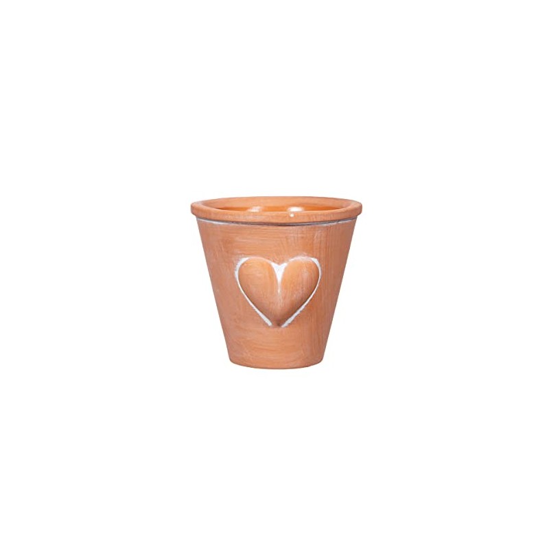Sass & Belle Mini Terracotta Planter with Heart