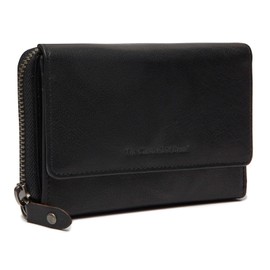 The Chesterfield Brand Antique Buff Rhodes RFID Leather Wallet 14 cm, black, Modern