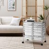 OFFICEJOY Storage Cart, 12 Drawer Rolling Organizer Cart with Large