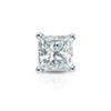 14k White Gold Men Princess Diamond Simulated Cubic Zirconia SINGLE