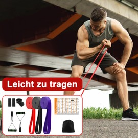 wadafen Resistance Bands,Exercise Bands,3 Levels Pull Up Bands Set,Pull Up Assistance Bands,with Door Anchor,Handles,Protective Covers,Bag and Instruction for Pull-Ups,Yoga,Mobility,Stretching