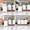 25 Ounce Elegant Ceramic Kitchen Canisters Set of 3 -