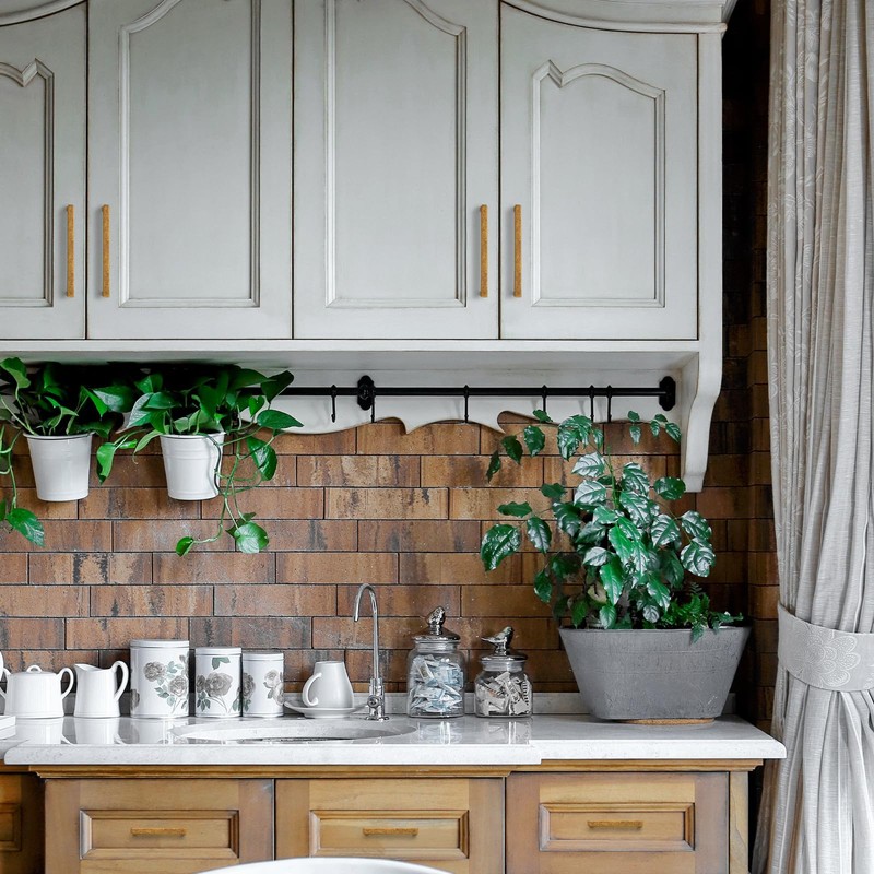 Ravinte 10 Pack Solid 5 Inch Kitchen Square Cabinet Handles