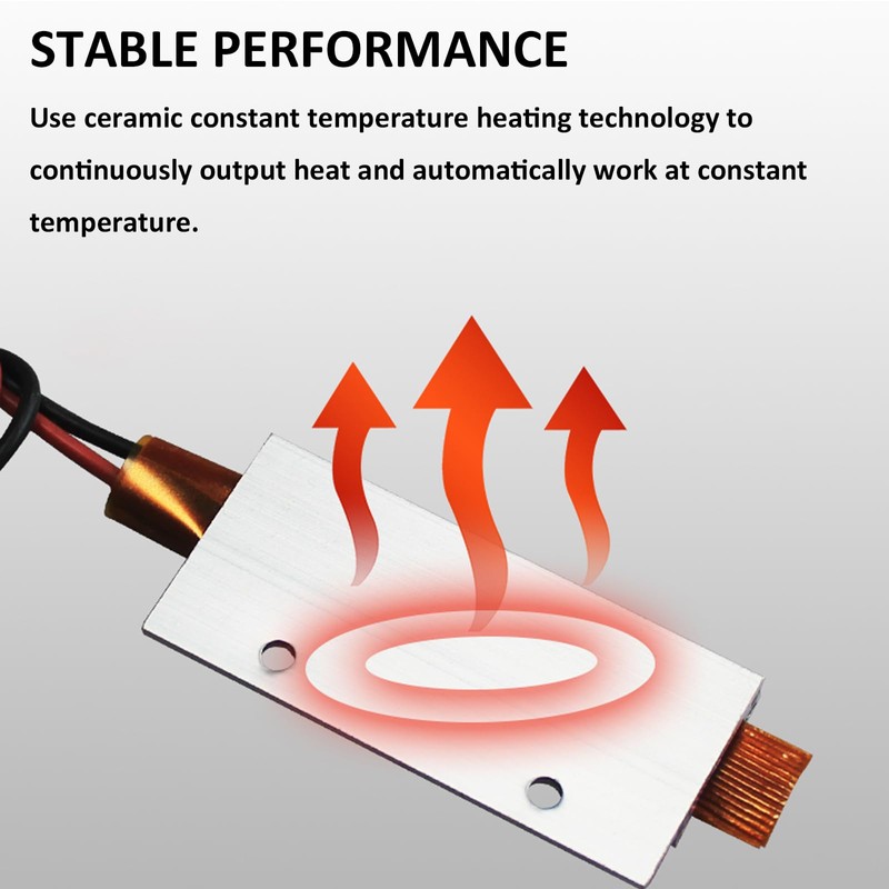 2PCS PTC Heating Element 110V 230C AC/DC Insulated Constant Temperature