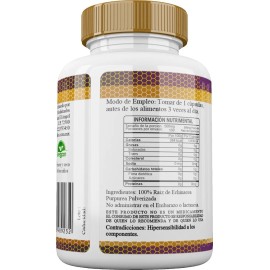 Equinacea Purpurea Pura Premium 100 Capsulas 500mg Sabor Natural