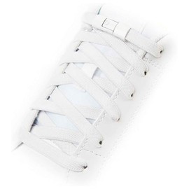 RSYHVG No Tie Shoe Laces for Trainers | Premium Elastic Weave & Quick Lock Buckle | Flat Shoe Laces For Adults & Kids | Elastic Shoelaces Black White Laces No Tie | ORIGINAL