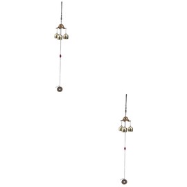 BESPORTBLE 2pcs Smooth Sailing Boat Metal Wind Chime Craft Bells Hanging Decor Bell Wind Chimes Ornaments