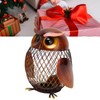 Owl Piggy Bank Owl Shaped Metal Coin Box Handwork Crafting