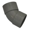 Solvent Weld Grey 50mm (56mm) Waste Pipe 45 Degree Bend