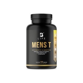 B Life Company Mens T Vitaminas Para Hombre de 180 Cápsulas. Ingredientes naturales: Fenogreco, Ácido Aspártico, Arginina, Zinc y D3. Precursor Natura