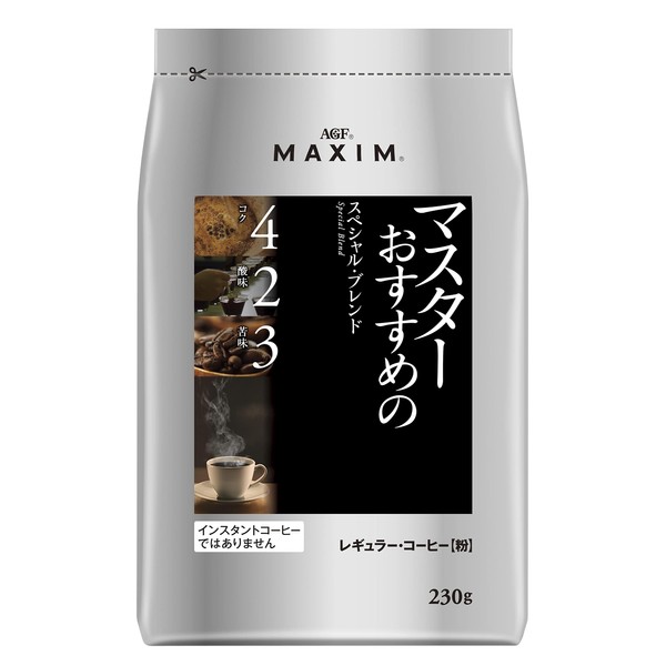 AGF Maxim Regular Coffee Master Recommended Special Blend 8.1 oz (230 g) [Coffee Powder]