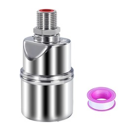 BesNPT 1/2'' Float Valve 304 Stainless Steel Automatic Water Level Control Valve for Water Tank Pool Water Tank Livestock Troughs