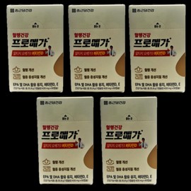 Chong Kun Dang Promega Altige Omega 3 Vitamin D 60 capsules x 430 mg x 5 boxes / 종근당 프로메가 알티지오메가3 비타민D 60캡슐 x 430mg x 5박스