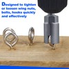 SPEEDWOX 3PCS Power Wing Nut Driver Set 12mm 15mm 18mm