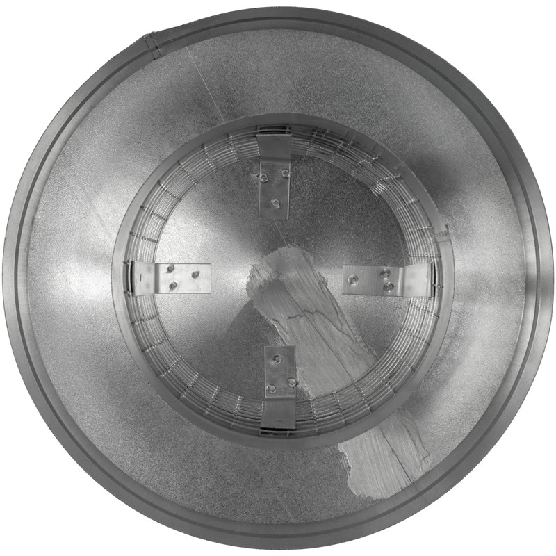 6" Inch Round Galvanized Steel Roof Cap with Mesh -