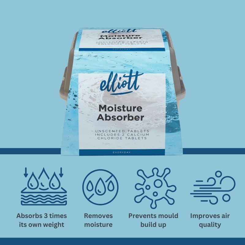 Elliott Moisture Absorber Pack of 2 - Unscented for a