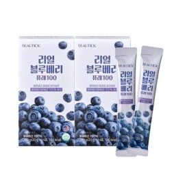beauty [Beautic] Real Blueberry Puree 100 280g (20g x 14 packets) x 2... / [뷰틱] 리얼 블루베리 퓨레 100 280g(20g x 14포)x2개...