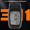 Bike Computer IP64 Waterproof Large LCD Backlit Display Cycling Speedometer