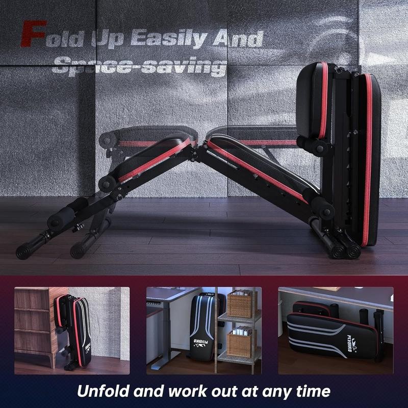 Basic Weight Bench For Home Gym, Adjustable Workout Bench With