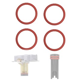 4 O-Rings Compatible with Delonghi Magnifica S, Dinamica, EAM, ECAM, ESAM, Siemens - For Brewing Group, Pressure Plunger, Heating Block (Set)