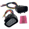 LIZAPUS Male and Female Headlight Connector Plug Harness Pigtail Compatible
