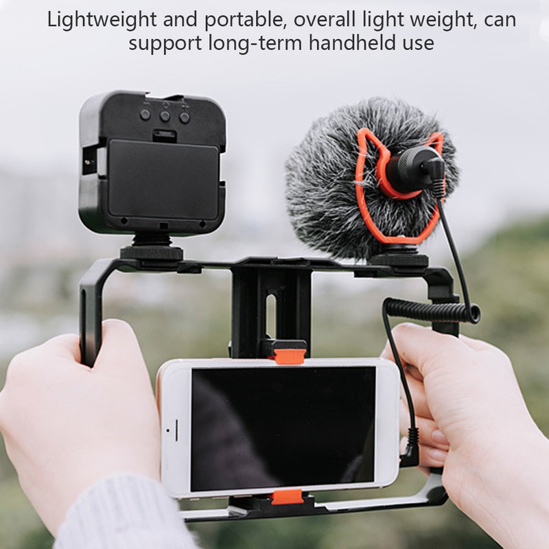YELANGU Vlog Live Phone Photography Support Dual Light Video Shooting