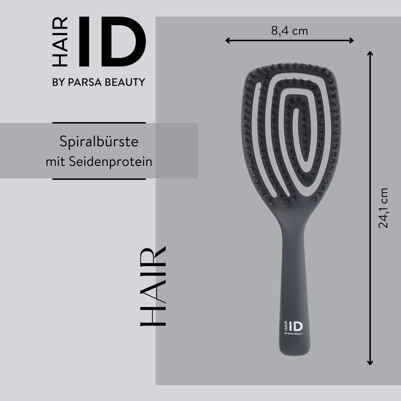 PARSA Beauty Hair ID Silk Shine Spiral Brush - Premium