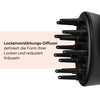 Revlon Haartrockner mit Luftstromregelung || kompakter Trockner mit eingebauter Frisierdüse