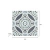 FloorPops FP2484 Sienna Peel & Stick Floor Tiles, Grey