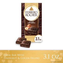Ferrero Rocher Candy Bar Dark Hazelnut, 3.1 oz
