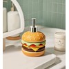 123Arts Soap Dispenser Hamburger Lotion Bottle Resin Liquid Dispenser Bathroom