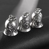 TURTLEDOVE Viking Vegvisir Motorcycle Ride Bell, Stainless Steel Guardian Motorcycle