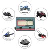 HFWHOK Digital RPM Meter Induction Pulse Tachometer Hour Meter for