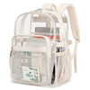 abshoo Big Heavy Duty Clear Backpack for School Girls Boys