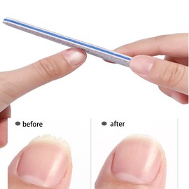 QSLKI Nail Polishing Block, 7 Stages, Nail Files, Double-Sided, Washable and Reusable Nail Files, Double Sided Nail Files for Nail Studio and Home