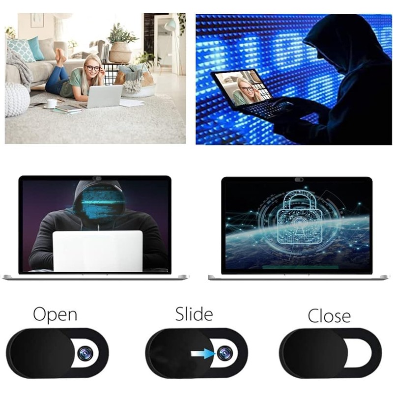 Ultra-Thin Webcam Cover Slide Laptop Camera Cover for Computer Security,