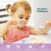 Jmbabe Toddler Fork and Spoon, Stainless Steel Baby Utensils Cutlery